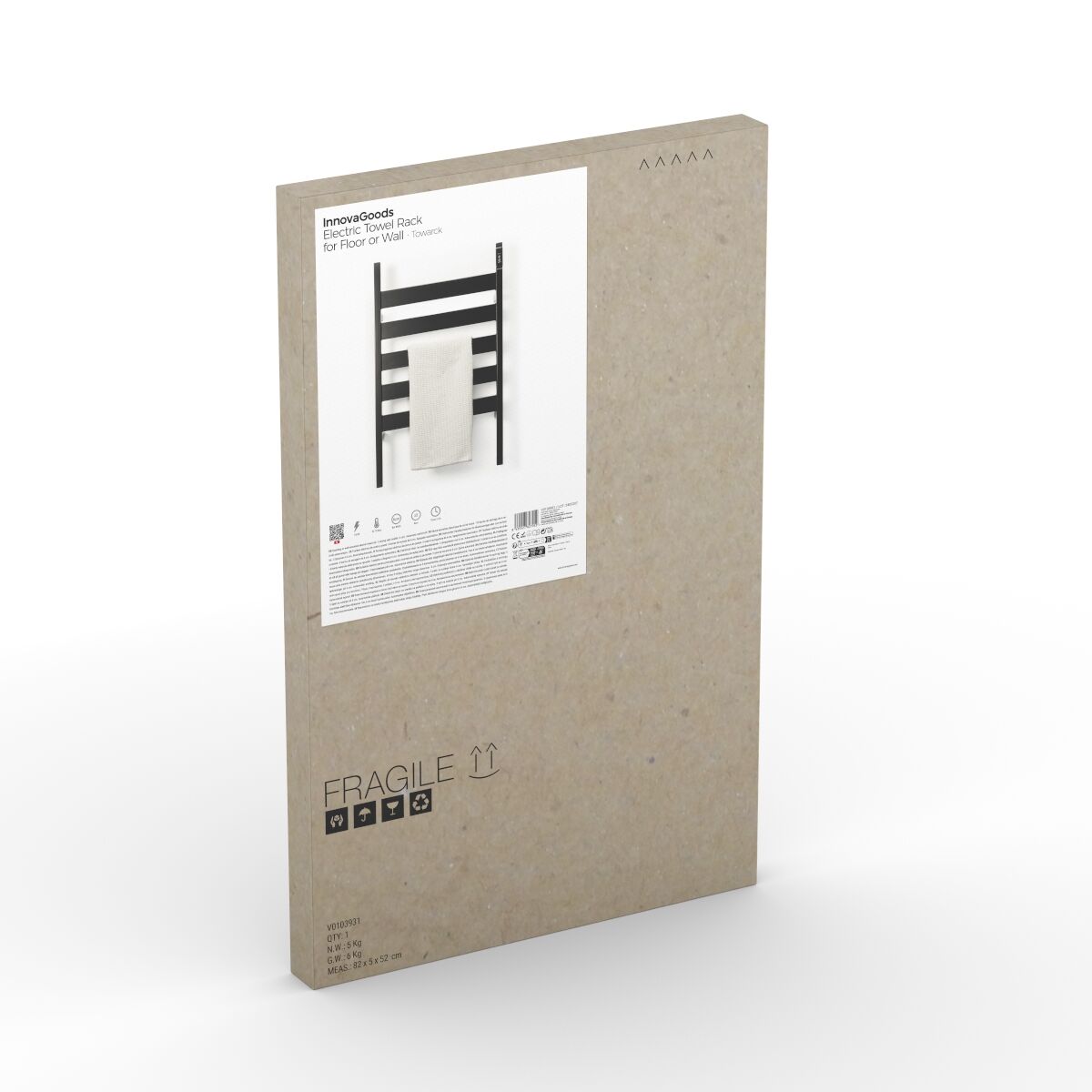 Suport electric pentru prosoape cu picior sau de perete Towarck InnovaGoods 5 Bare - 1 | YEO