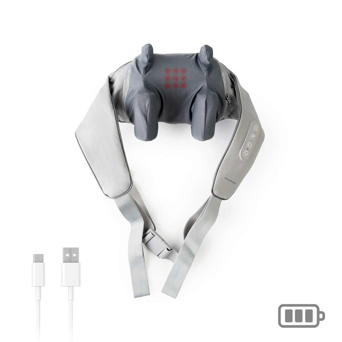 Aparat de masaj pentru gat si spate 6D reincarcabil Silax InnovaGoods - 2 | YEO