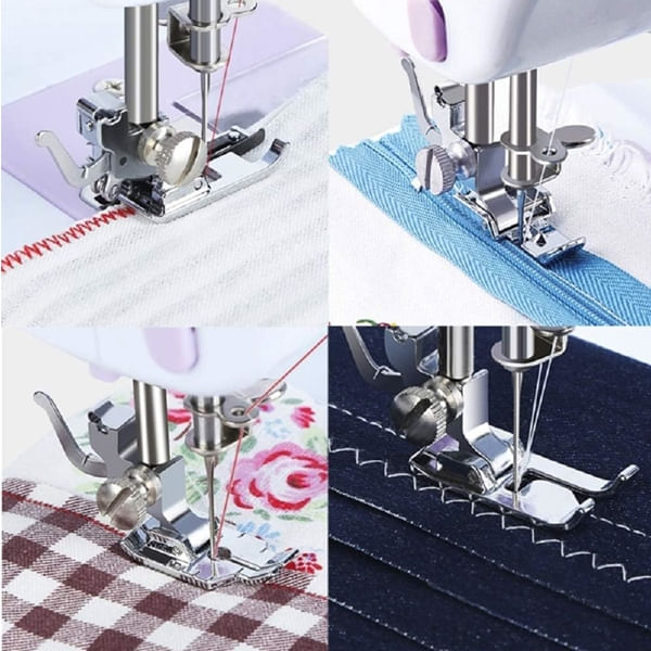 Masina de cusut electrica,12 tipuri de cusaturi, lumina integrata, 28x12x26cm - imagine 6