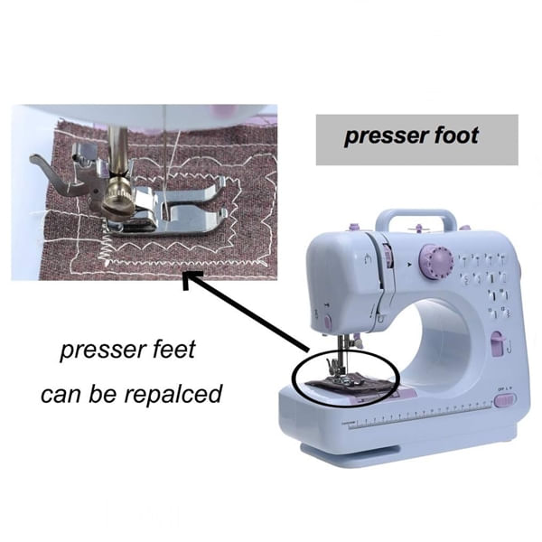 Masina de cusut electrica,12 tipuri de cusaturi, lumina integrata, 28x12x26cm - imagine 9