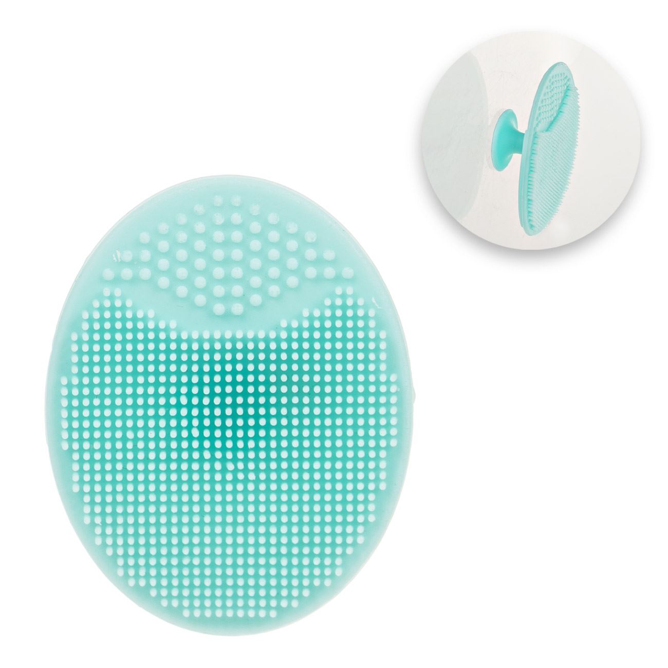 Perie silicon bebelusi, honeybaby, maner moale, verde, 5 x 6.5cm - imagine 3