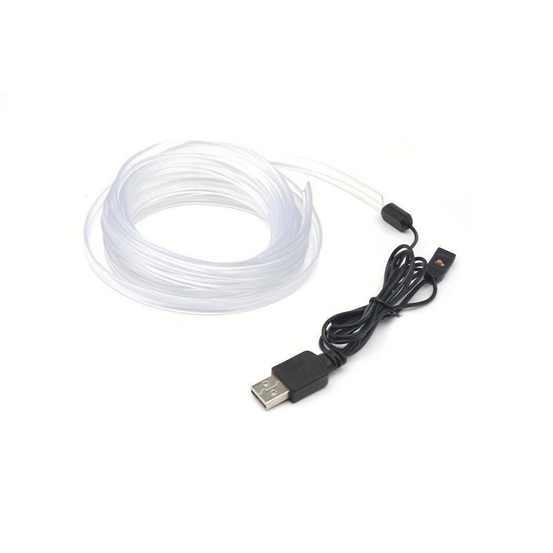 Banda LED RGB cu lumina ambientala pentru interiorul masinii, 2m, 3m sau 5m lungime, 2m