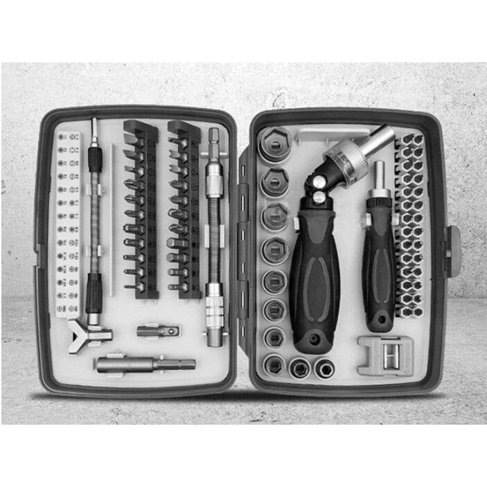 Trusa de Biti si Tubulare cu Clichet - Set complet surubelnita, torx, mini tubulare — imaginea 9