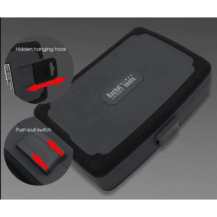 Trusa de Biti si Tubulare cu Clichet - Set complet surubelnita, torx, mini tubulare — imaginea 10