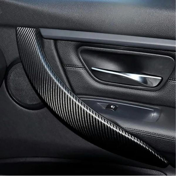 Banda Adeziva Carbon pentru Protectie si Tuning, Interior sau Exterior Auto, 5x500cm, Negru - imagine 4