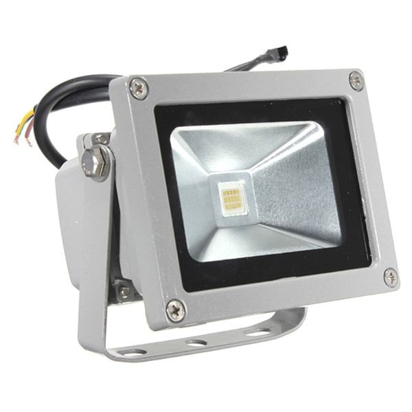 Proiector LED halogen cu iluminare RGB, Paleta de 16 culori, Putere 10 W, Alb — imaginea 5