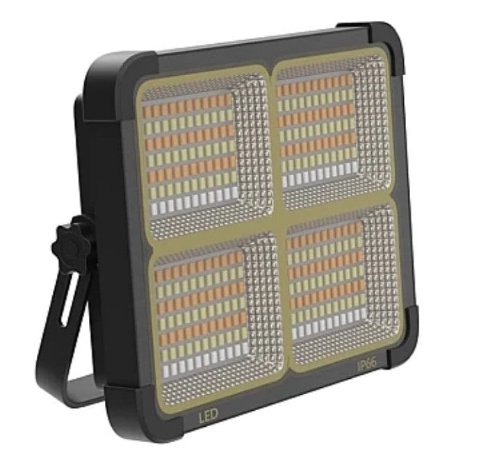 Proiector Patrat cu incarcare solara 336 Led 100W 16500mAh 10000 LM - imagine 5