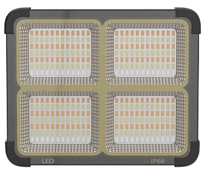 Proiector Patrat cu incarcare solara 336 Led 100W 16500mAh 10000 LM - imagine 6