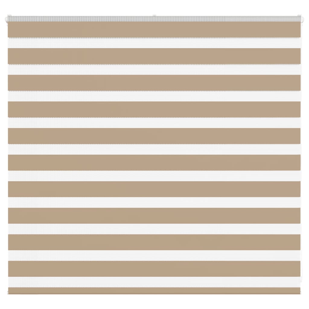 Jaluzea tip zebra 160x100 cm latime tesatura 155,9 cm poliester, sand brown