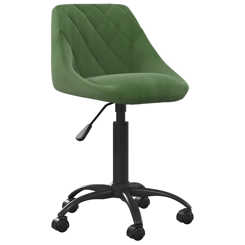 Scaun de bucatarie, verde inchis, catifea