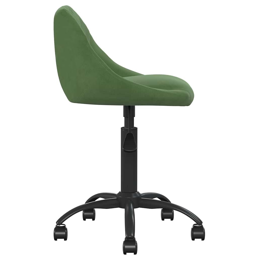 Scaun de bucatarie, verde inchis, catifea — imaginea 4