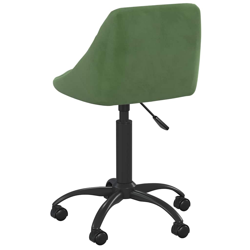 Scaun de bucatarie, verde inchis, catifea — imaginea 5