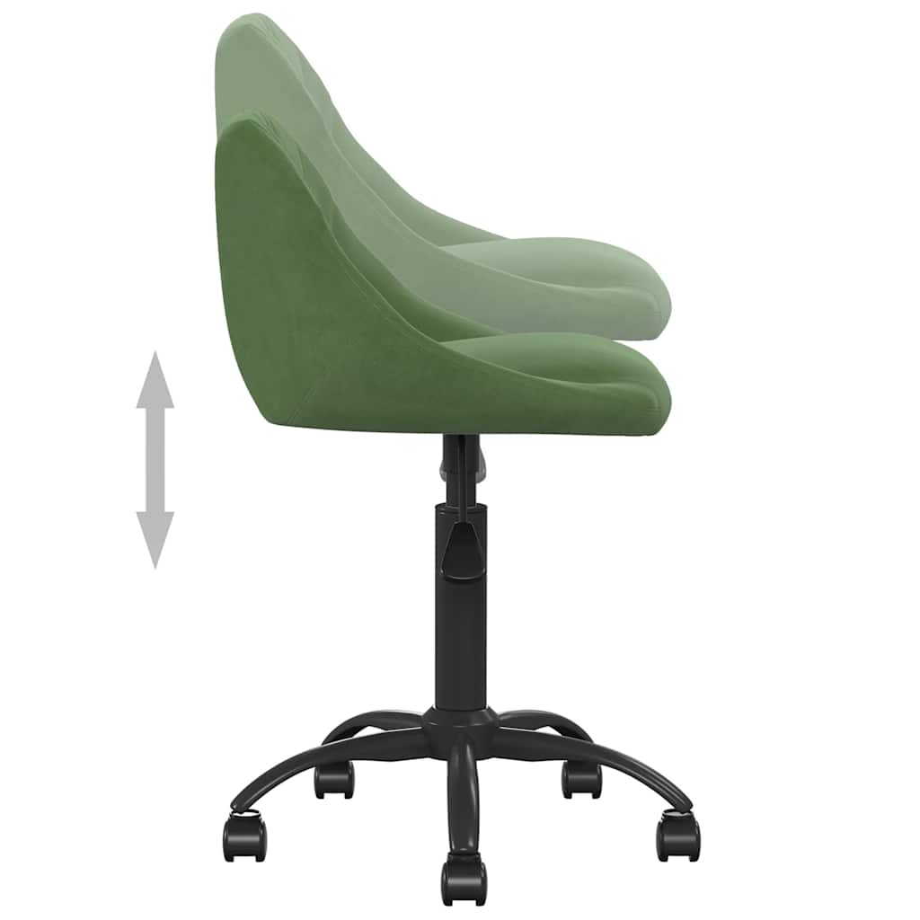 Scaun de bucatarie, verde inchis, catifea — imaginea 6