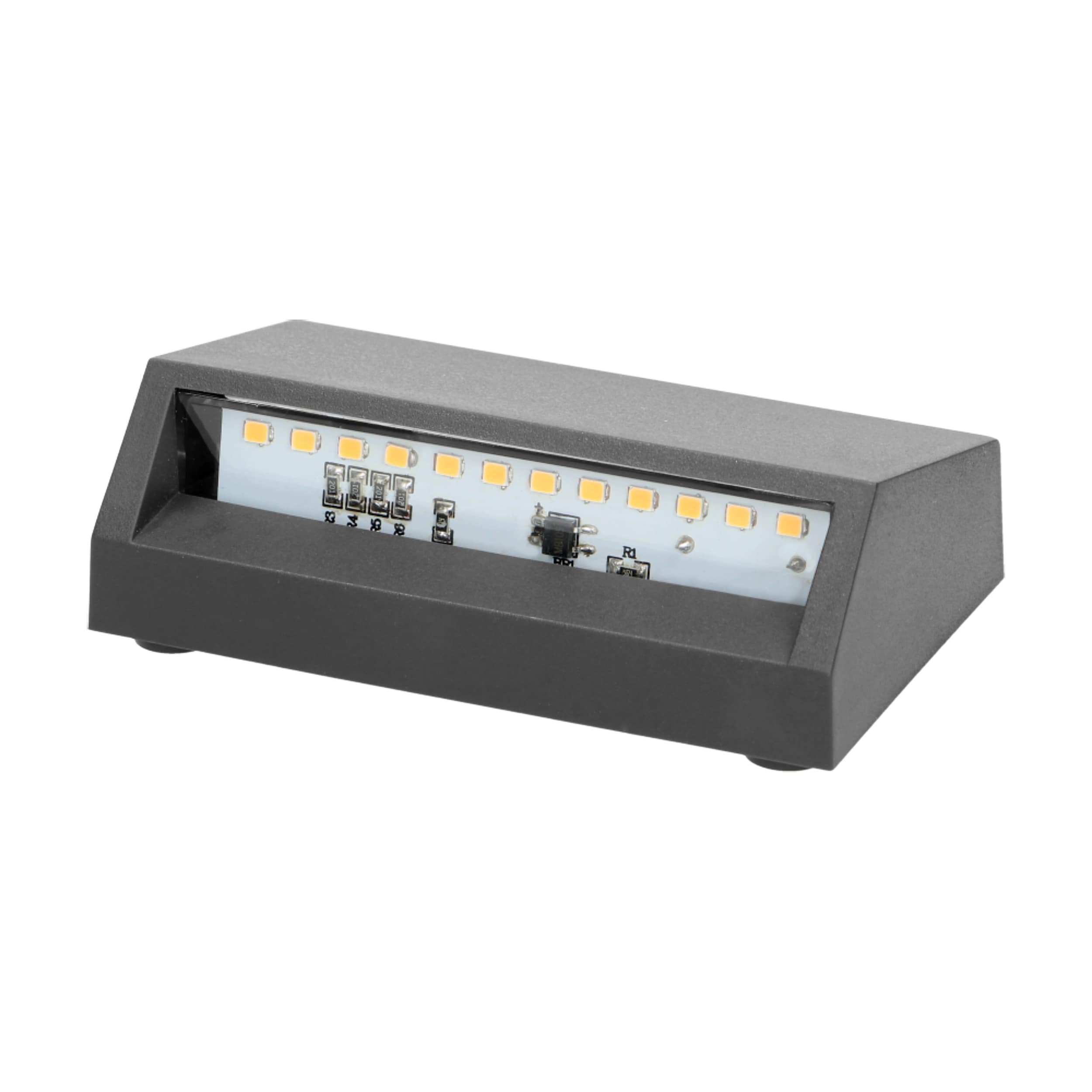 Corp iluminat fatada ADVITI Enye AD-OP-6190L4, 1.5W, LED SMD, 60lm, IP65, 4000K, gri