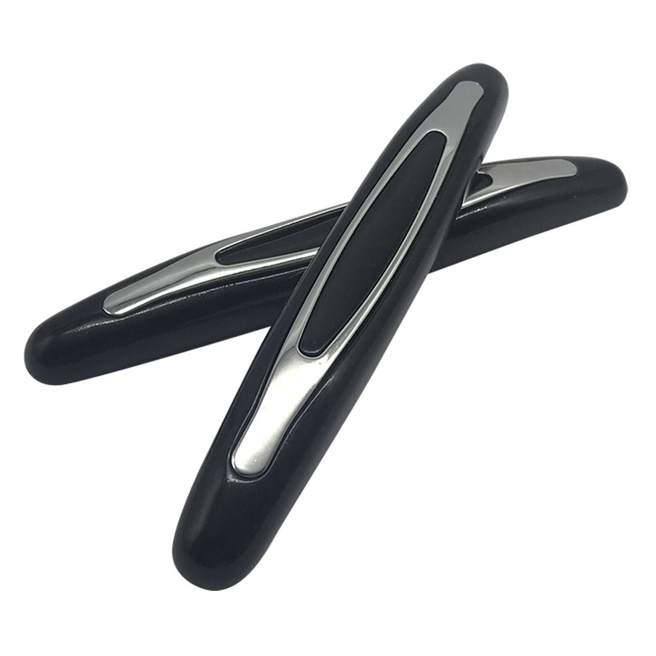 Protectie portiera auto, model universal, silicon, negru, set 2 bucati, lungime 11cm