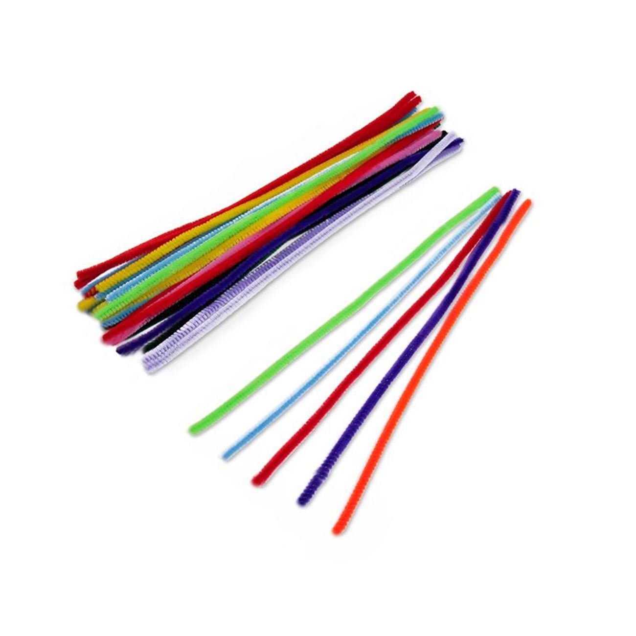 Set sarma plusata multicolor, 30cm, 40 bucati