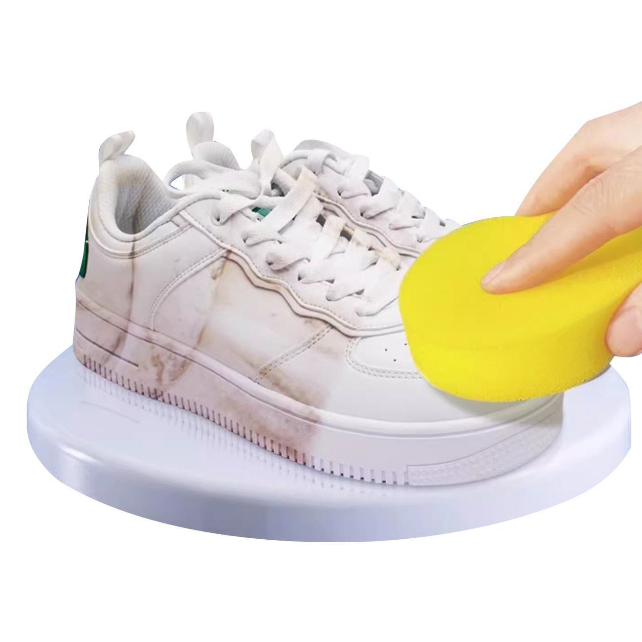 Crema curatat pantofi, cu burete, capacitate 100g - imagine 3