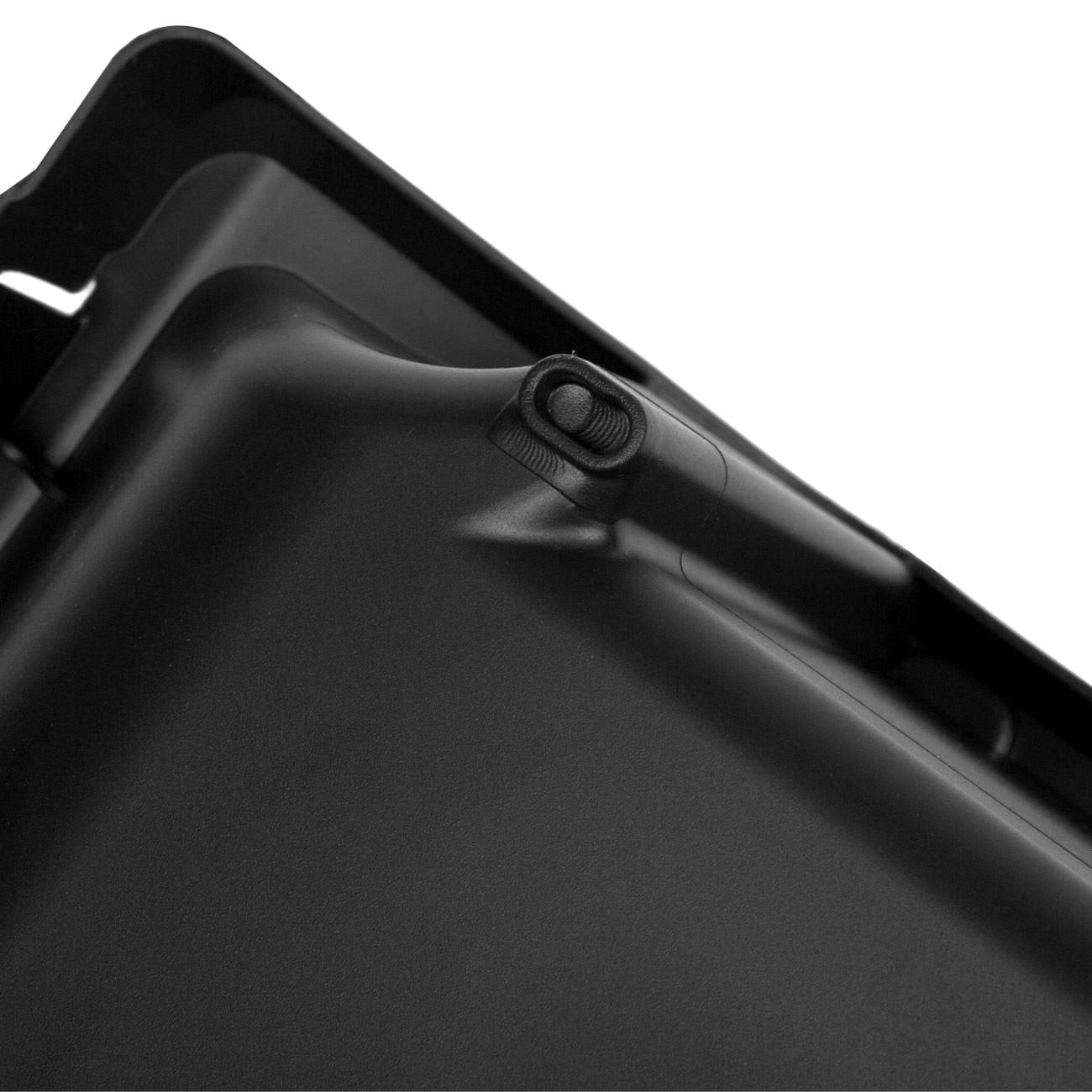 Suport unelte, plastic, stivuibil, dimensiuni 23 x 15 x 12 cm, negru — imaginea 2