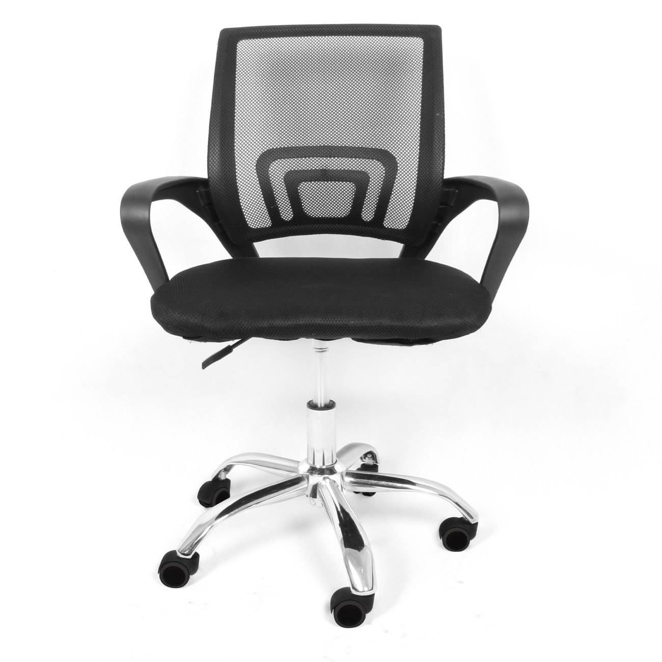 Scaun birou, model spatar perforat, culoare negru, reglabil 86-96cm — imaginea 3
