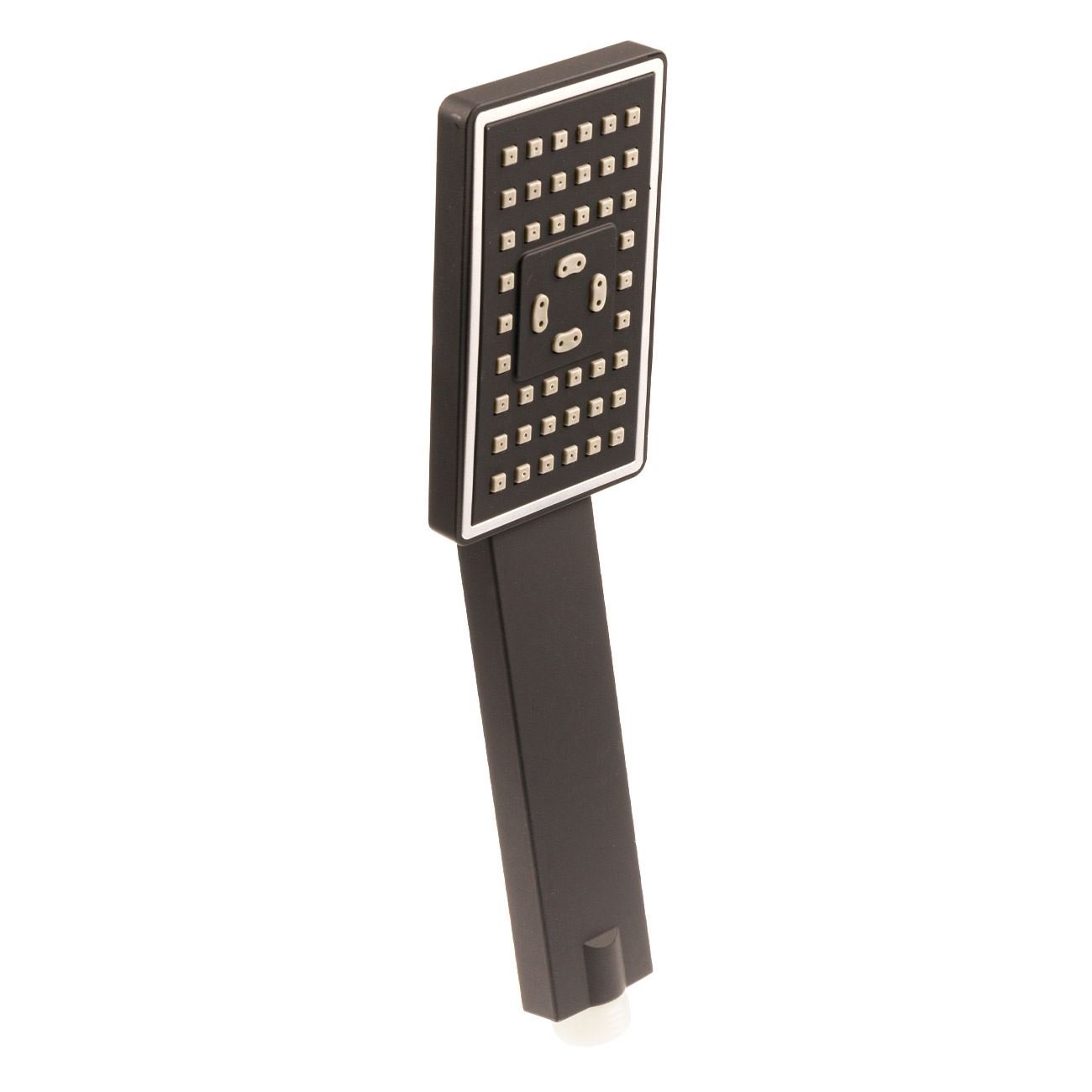 Cap dus dreptunghiular, negru, 52 iesiri, plastic