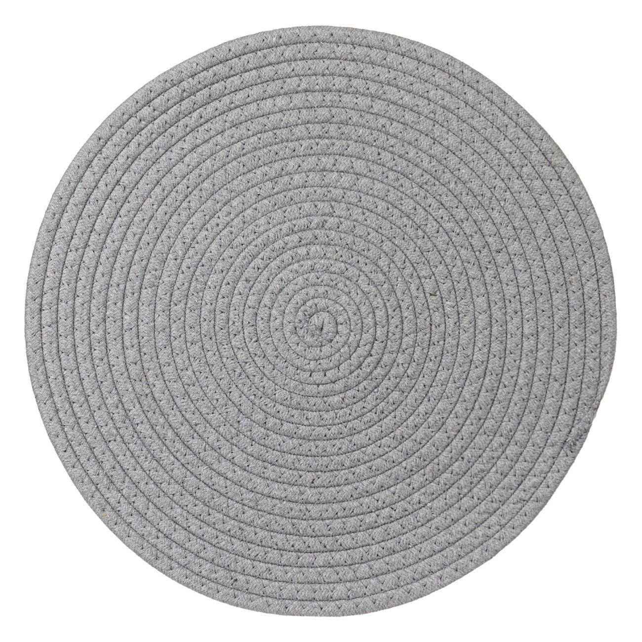 Suport cratite, impletit, diametru 35cm, culoare gri — imaginea 3