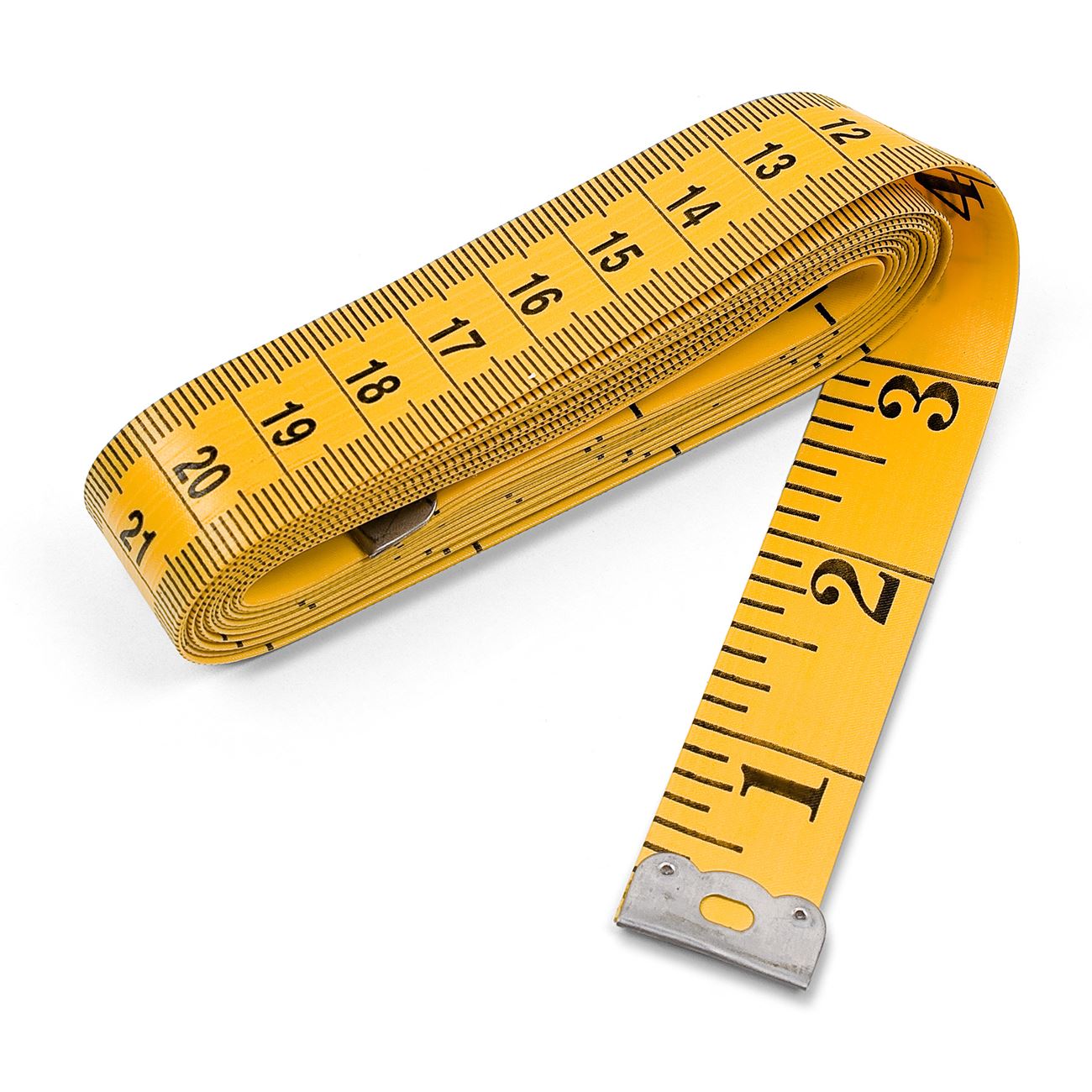 Centimetru croitorie, lungime 3m, culoare galben