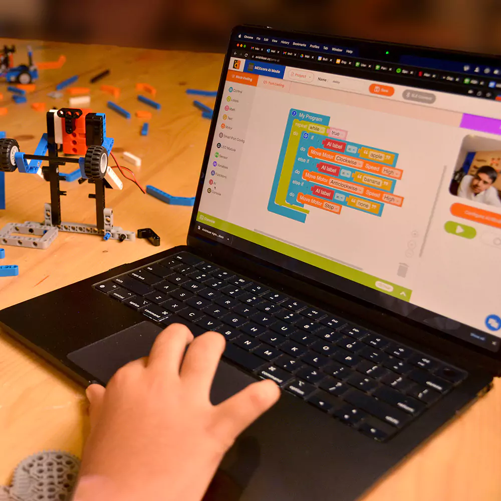 Kit robotica pentru copii, Avishkaar MEX Robotics Advanced Kit - 3 | YEO