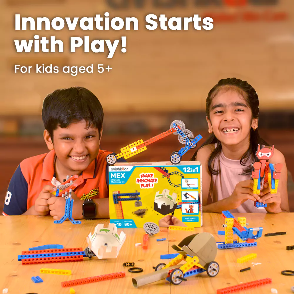 Kit robotica pentru copii, Avishkaar MEX Ultimate Machine Kit - 2 | YEO