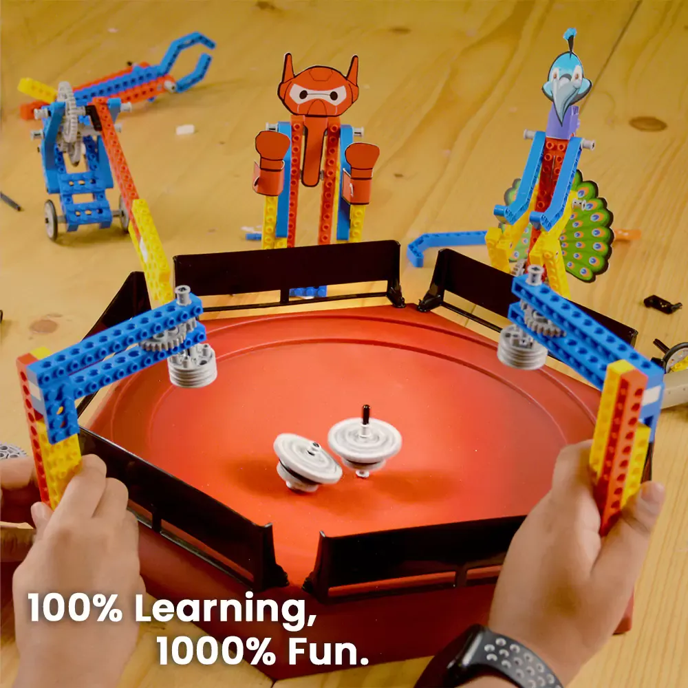 Kit robotica pentru copii, Avishkaar MEX Ultimate Machine Kit - 4 | YEO