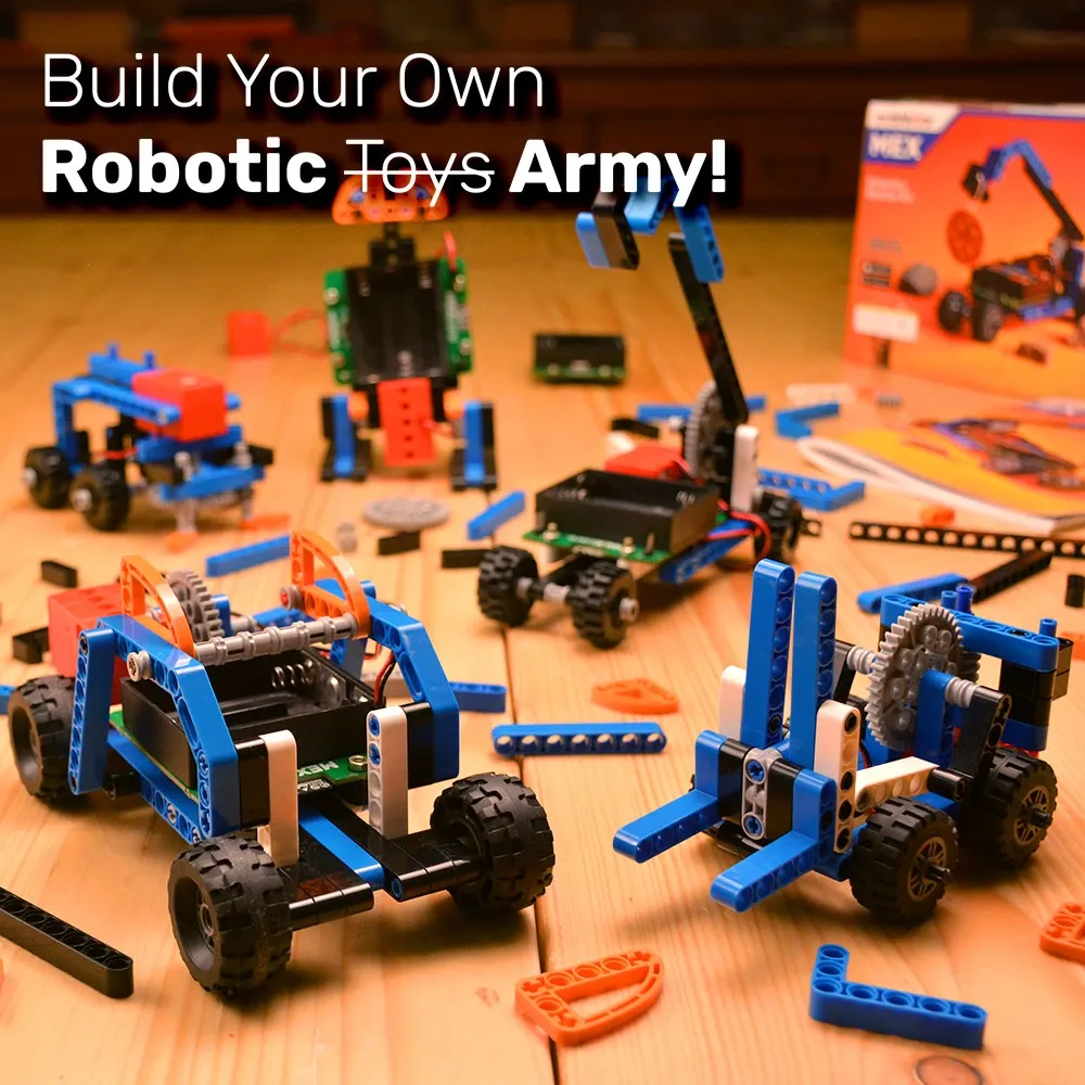 Kit robotica pentru copii, Avishkaar MEX 5-in-1 Robotics Starter Kit - 2 | YEO