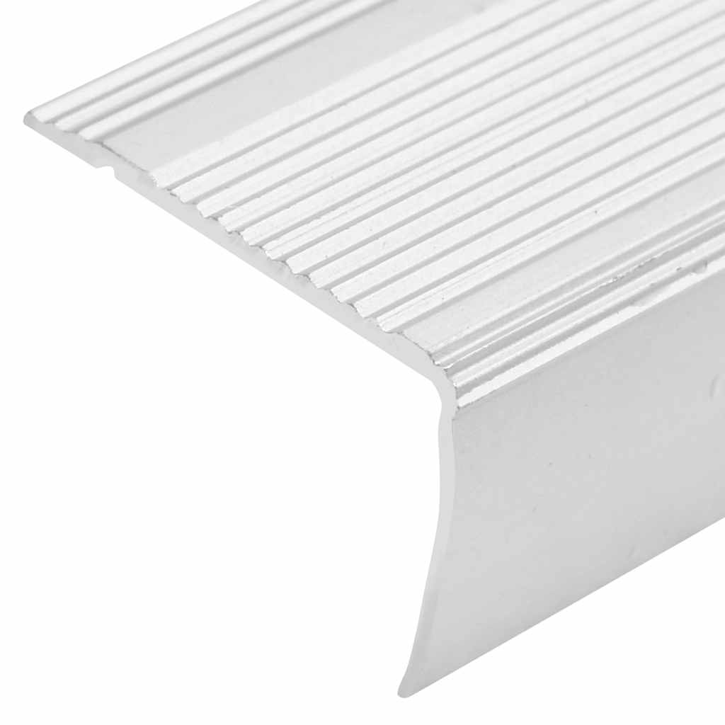 Profile trepte forma L, 15 buc, argintiu, 100 cm, aluminiu — imaginea 5