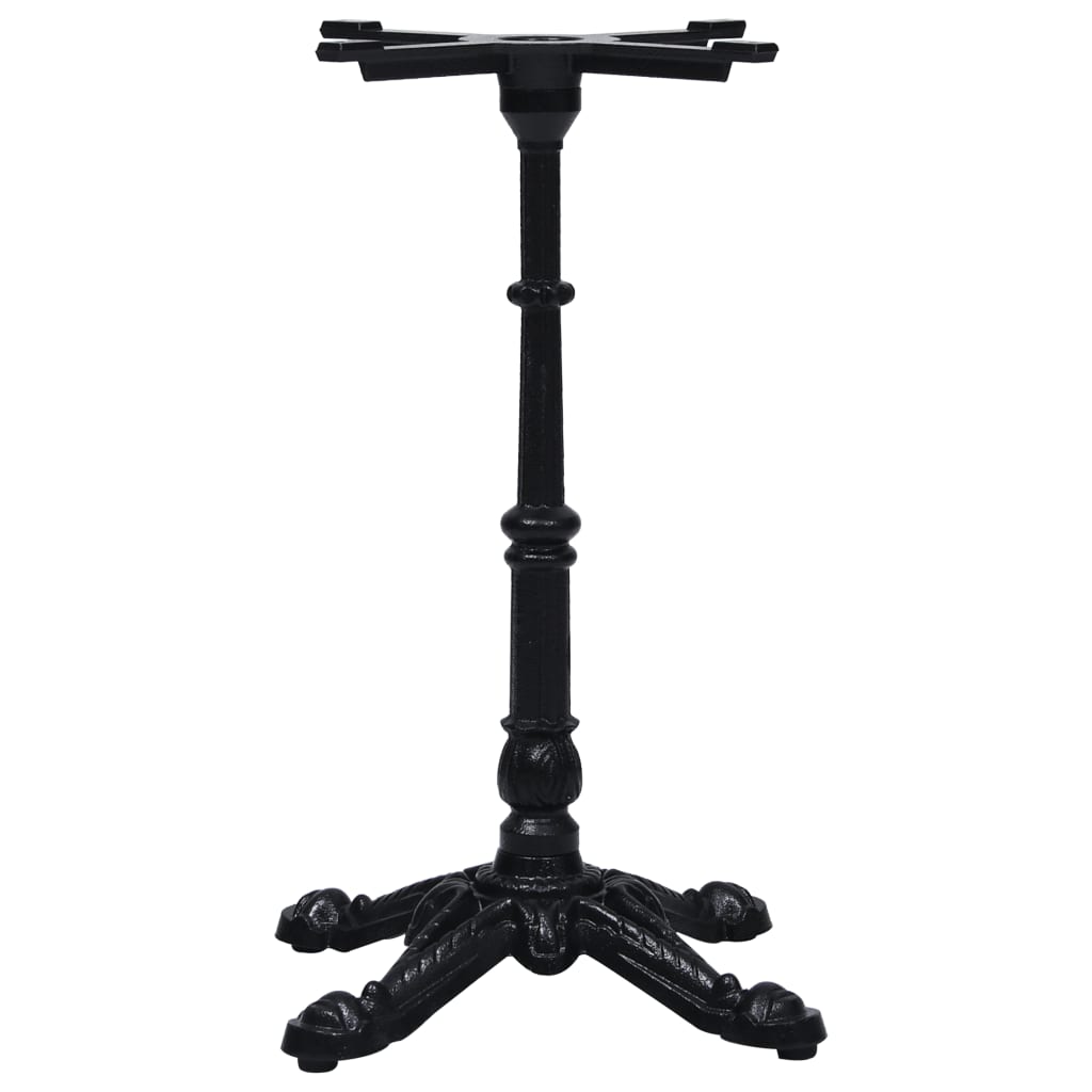 Picior masa de bistro, negru, 52x52x72 cm, fonta - 2 | YEO