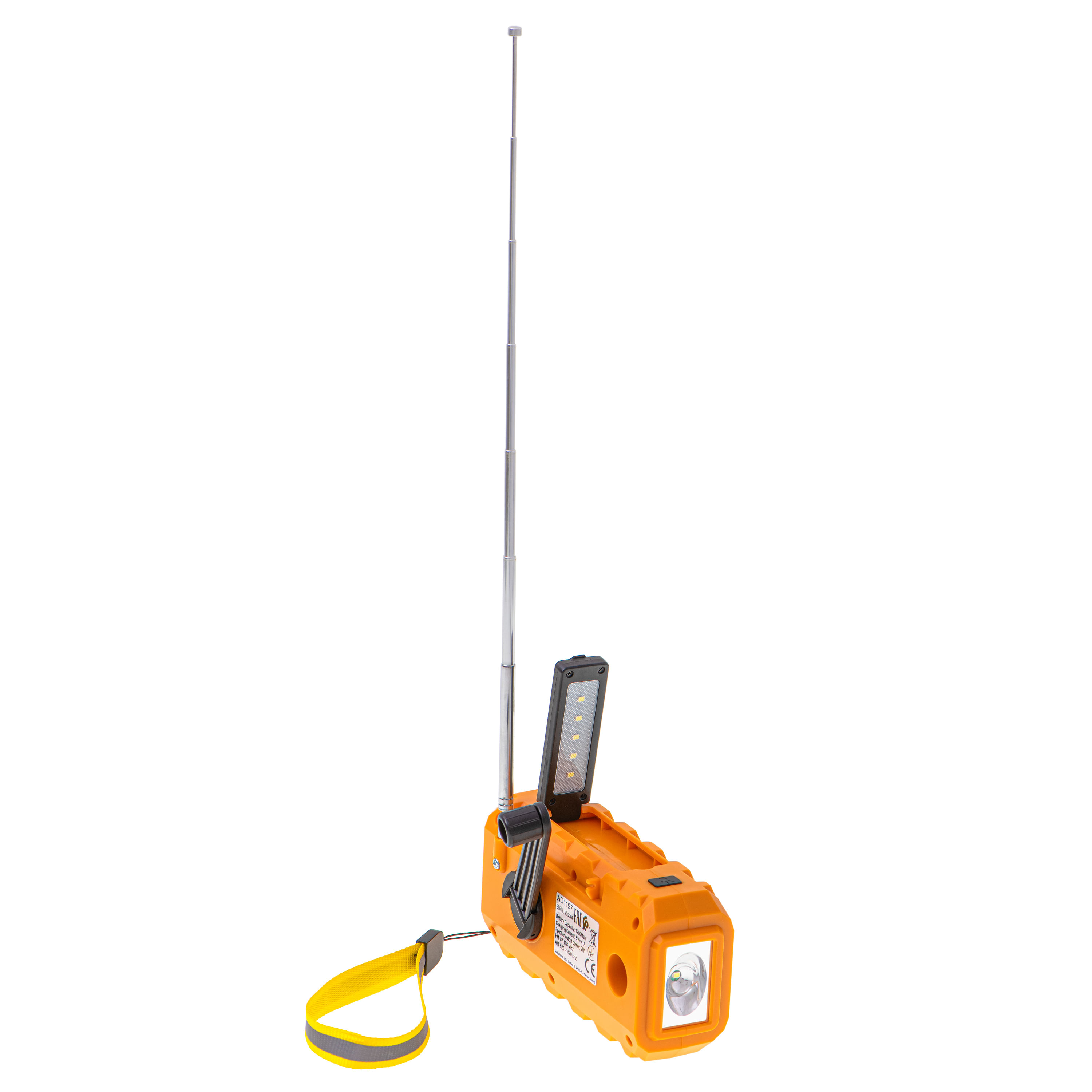 Radio portabil cu lanterna si functie de incarcare, 1200 mAh, Adler AD1197 - 1 | YEO