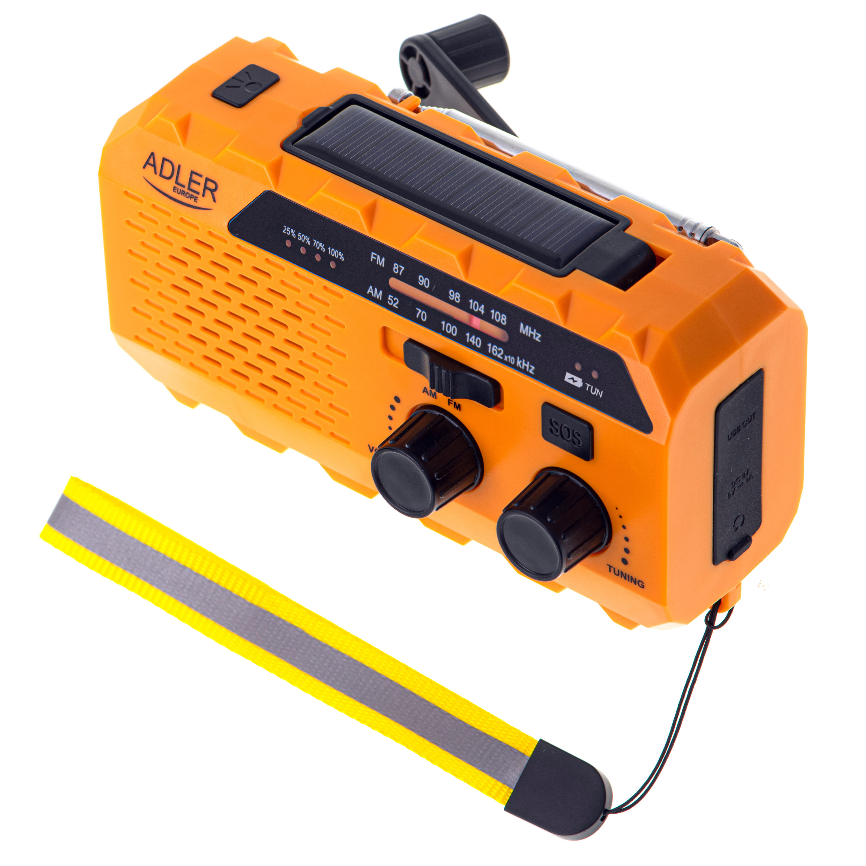Radio portabil cu lanterna si functie de incarcare, 1200 mAh, Adler AD1197 - 4 | YEO
