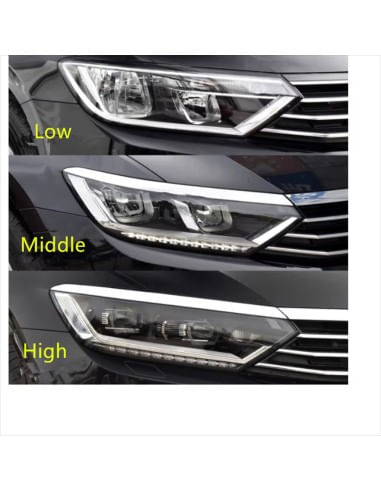Sticla far dreapta pentru Volkswagen Passat B8 (2015 - 2019) pentru farurile Hella cu Xenon si LED - 1 | YEO