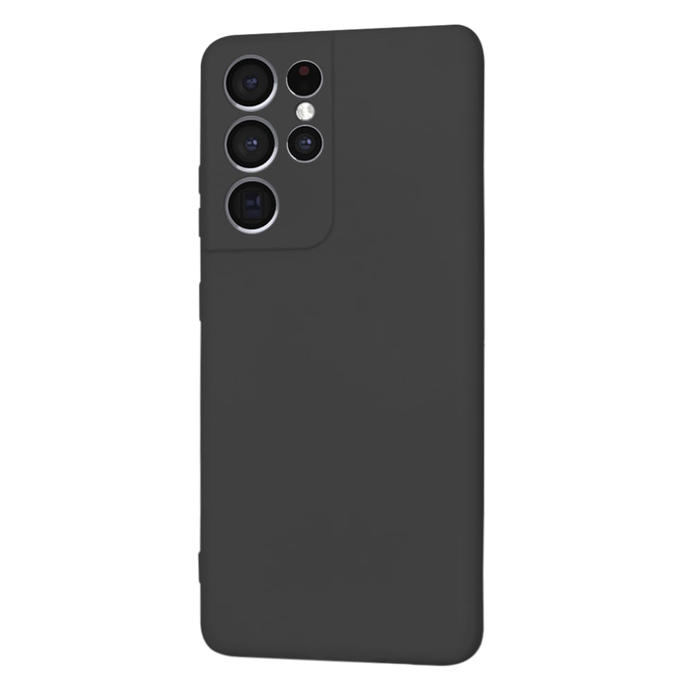 Husa pentru Samsung Galaxy S21 Ultra 5G - Techsuit SoftFlex - Negru