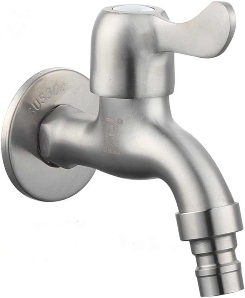 Robinet din inox HAWIRE, Montare in exterior si interior, Pentru butoaie, gradina, bucatarie si baie