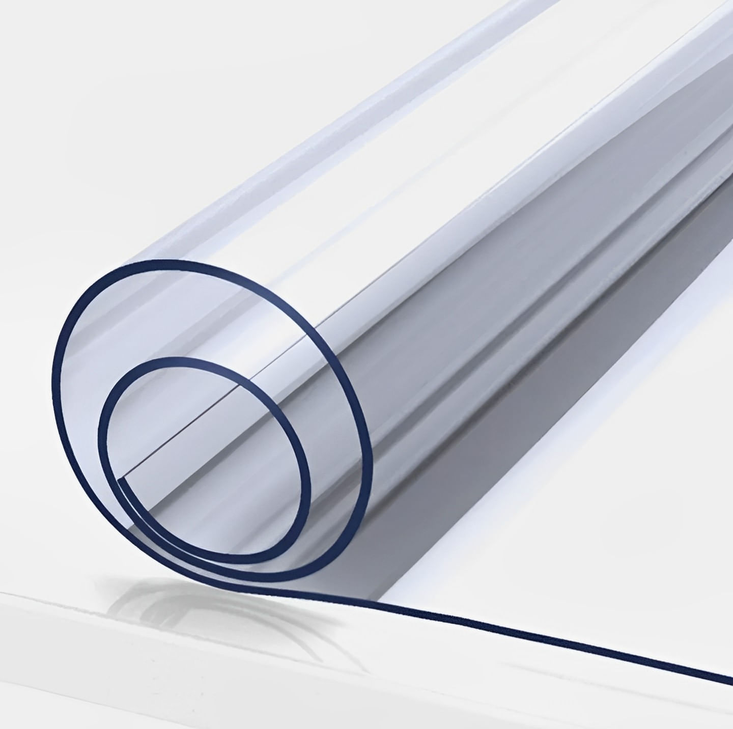 Fata de masa transparenta din silicon, 140x80 cm, grosime 1.2 mm, aspect ca de sticla - imagine 2