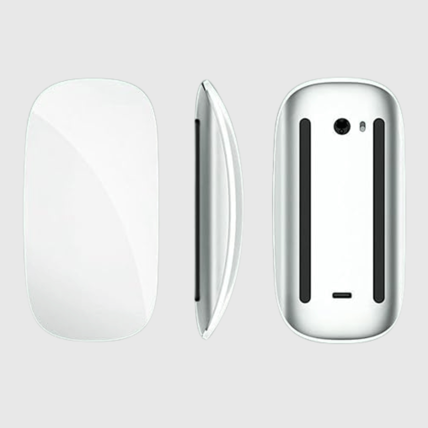 Mouse wireless BRAGUS, cu gesturi, ultra-subtire, compatibil cu laptop, telefon sau tableta, din plastic, alb - 3 | YEO