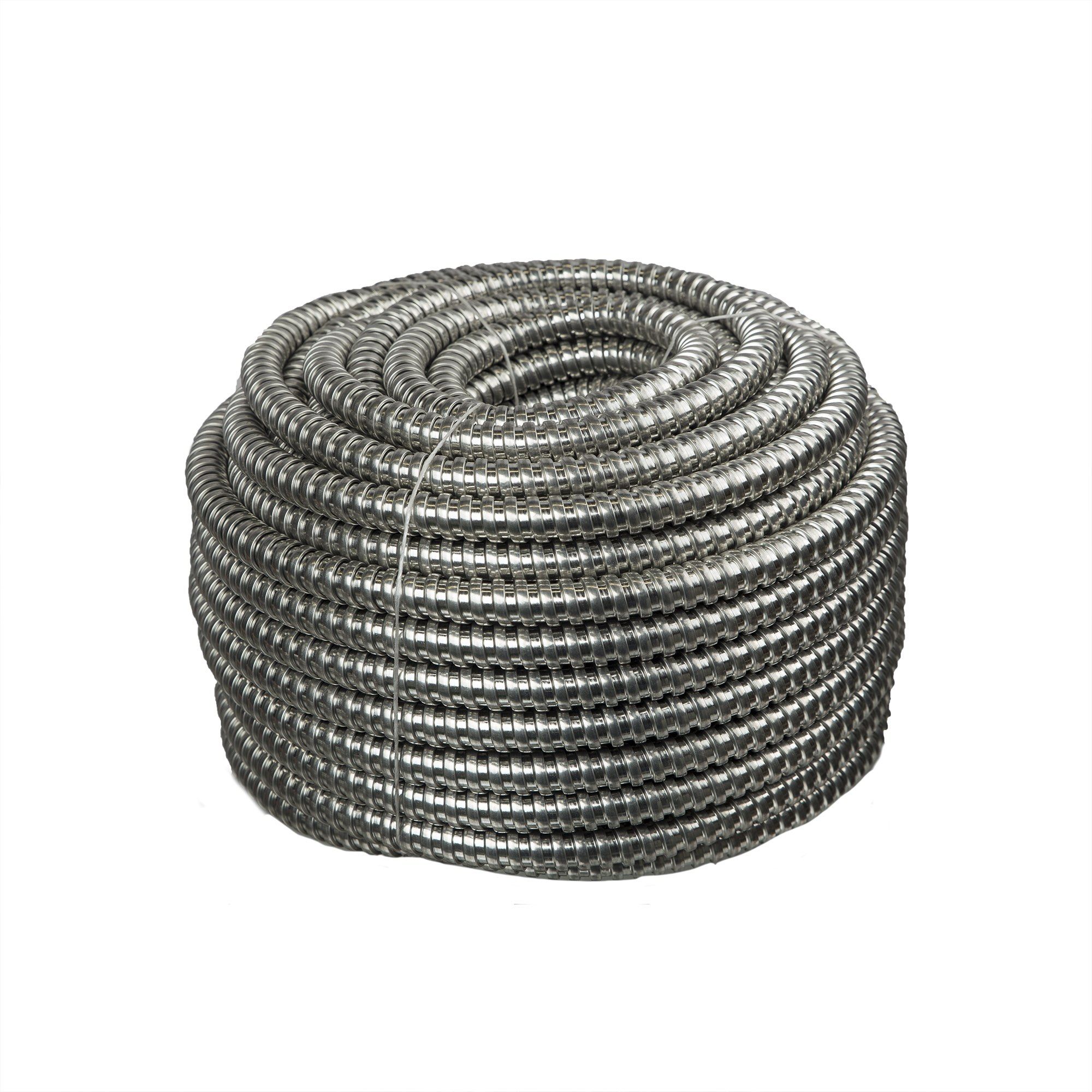 Tub riflat metalic tip Copex 16mm, rola 50m, Raulconstruct