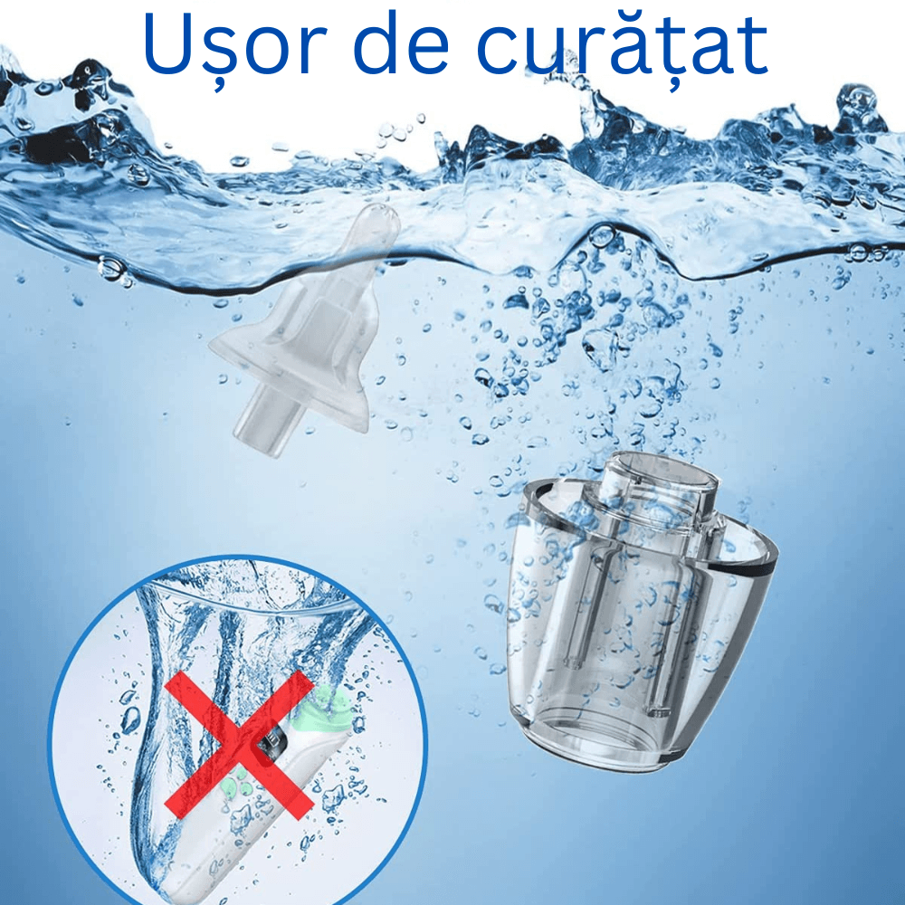 Aspirator nazal electric, Danex, pentru bebelusi si copii, silentios, incarcare USB, cu melodii, 3 trepte de Putere, 3 capete de silicon, alb/verde - 2 | YEO
