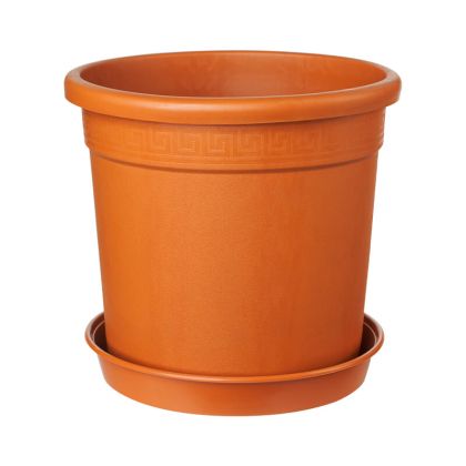 Ghiveci rotund Perseo terracotta