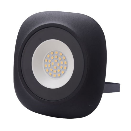 Proiector LED rotund SMD Iris, 20W, 1800Lm, 6400K, lumina rece, negru — imaginea 2