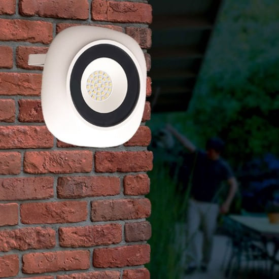 Proiector LED rotund SMD Iris, 20W, 1800Lm, 6400K, lumina rece, alb — imaginea 2