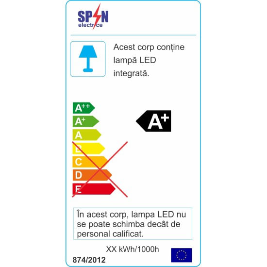 Proiector LED rotund SMD Iris, 20W, 1800Lm, 6400K, lumina rece, alb — imaginea 3