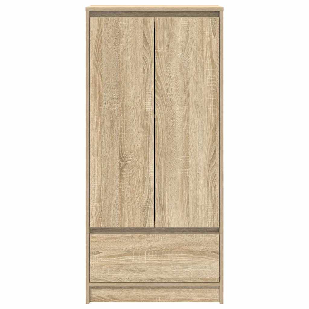 Dulap cu sertar Stejar Sonoma 55,5x34x119,5 cm Lemn prelucrat - imagine 6