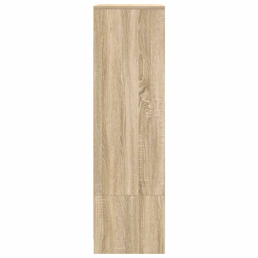 Dulap cu sertar Stejar Sonoma 55,5x34x119,5 cm Lemn prelucrat - imagine 7