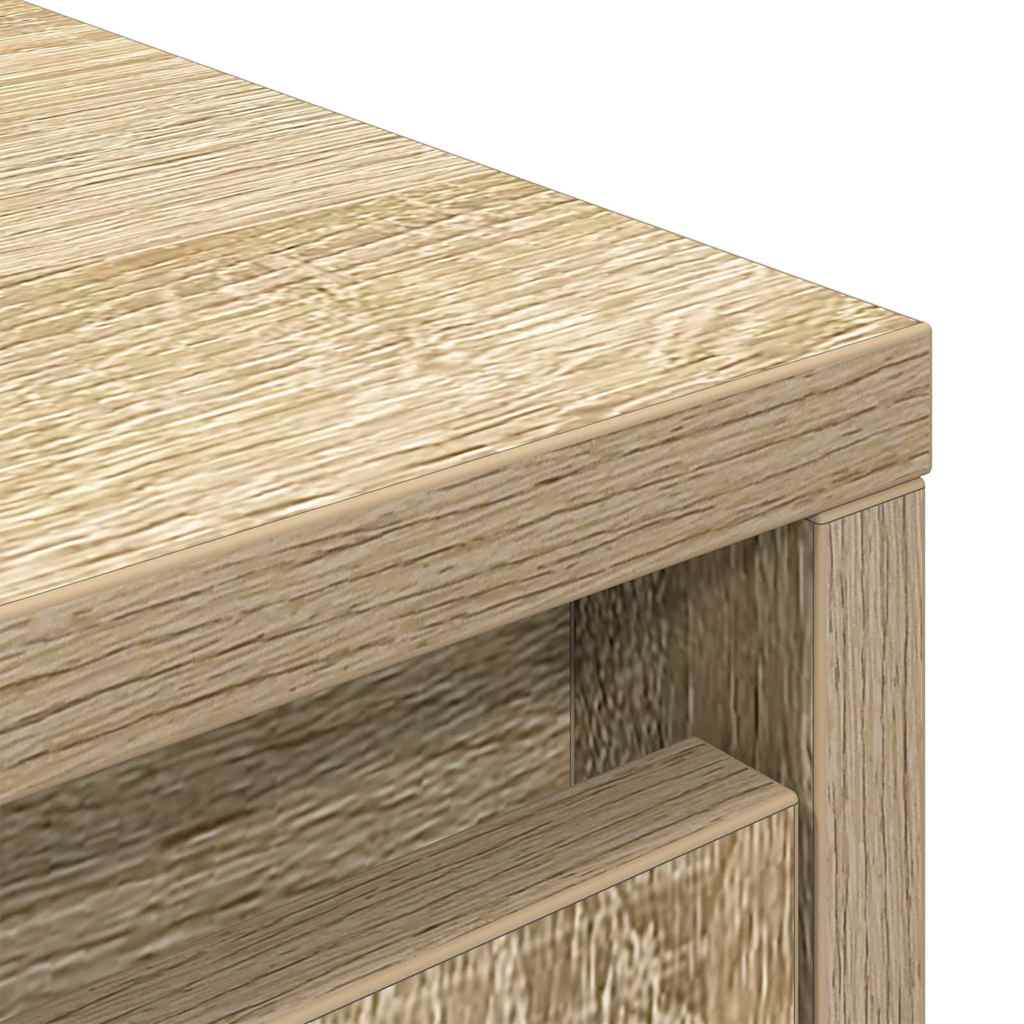 Dulap cu sertar Stejar Sonoma 55,5x34x119,5 cm Lemn prelucrat - imagine 9