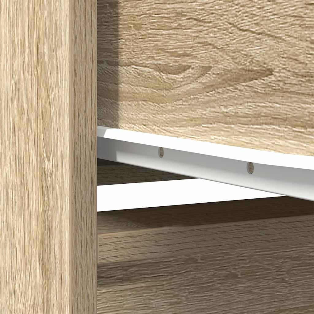 Dulap cu sertar Stejar Sonoma 55,5x34x119,5 cm Lemn prelucrat - imagine 10