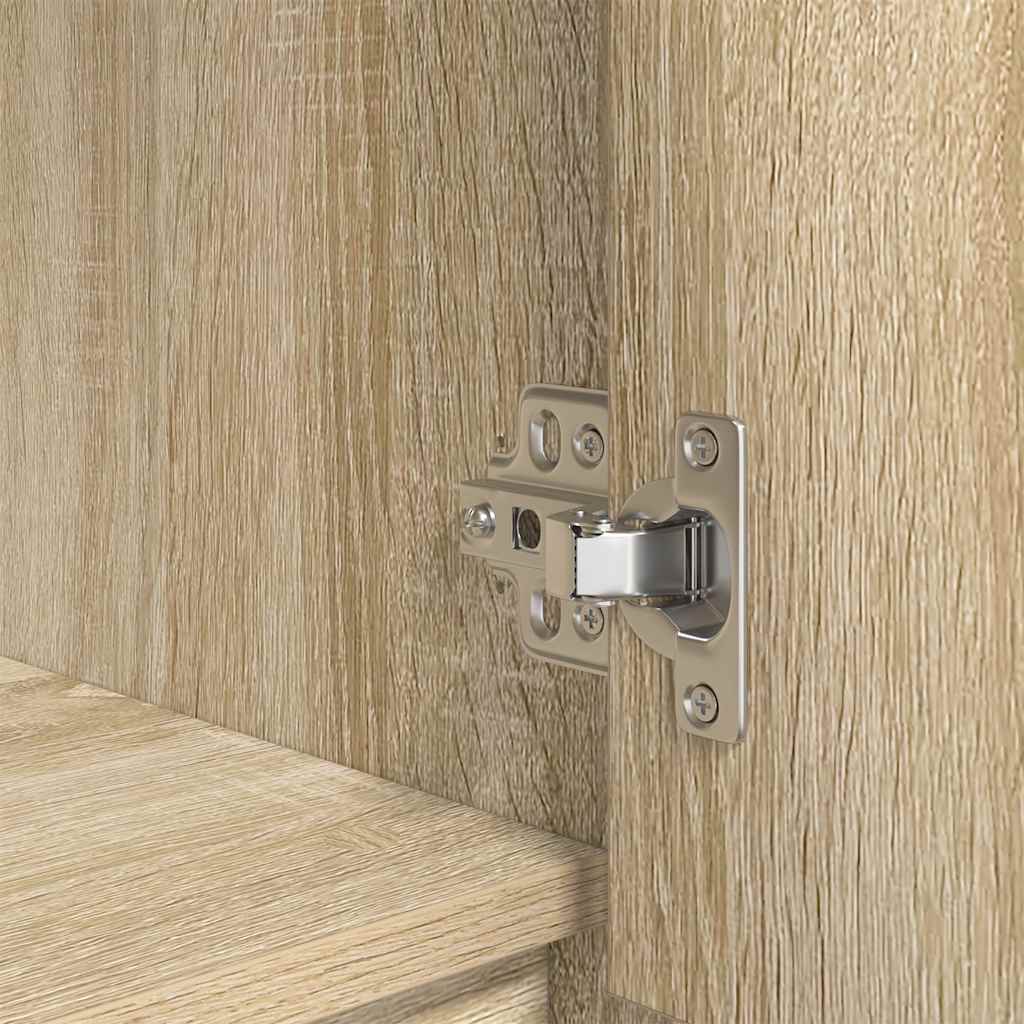 Dulap cu sertar Stejar Sonoma 55,5x34x119,5 cm Lemn prelucrat - imagine 11